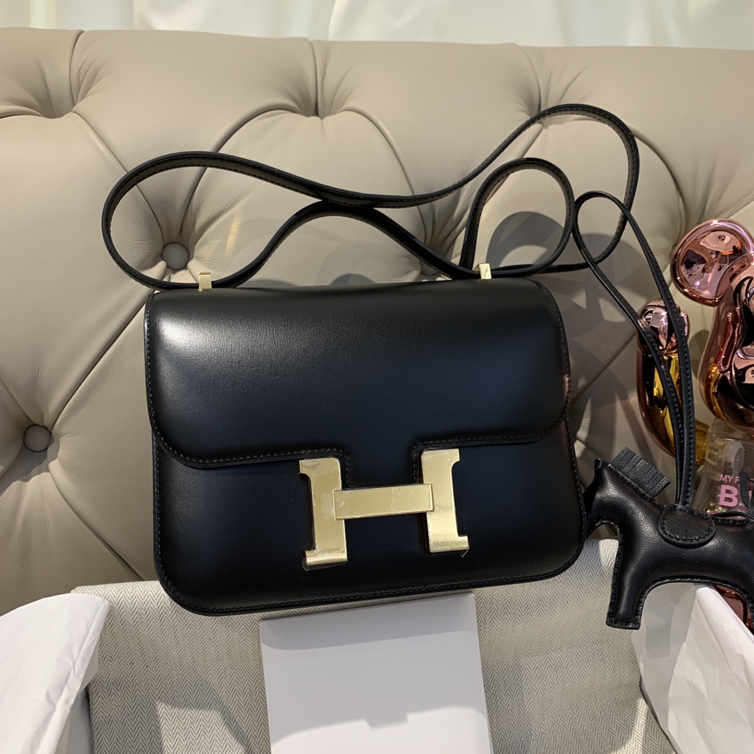 에르메스 콘스탄스18 블랙 금장